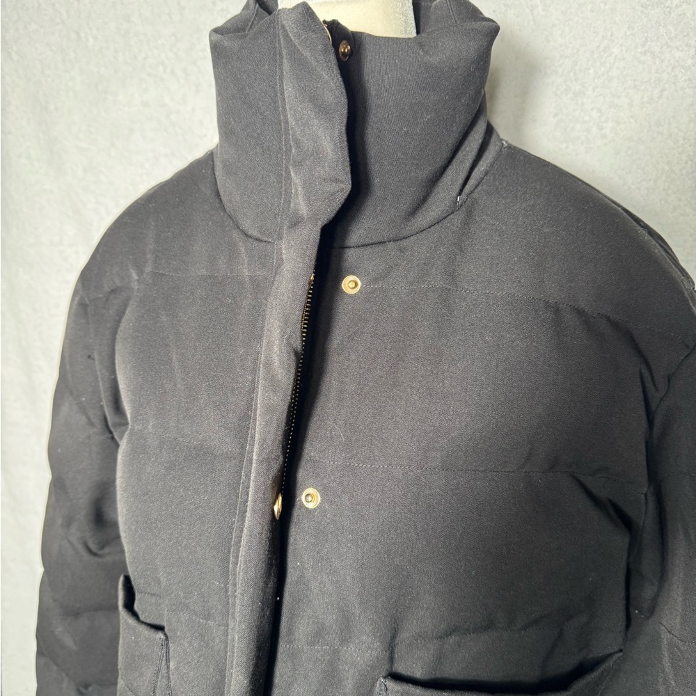 Black Puffer Jacket - Picture 2 of 3